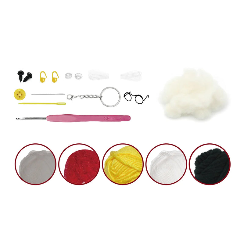 Broderie - HOLIDAY PENGUIN KEYCHAIN DIY CROCHET KIT