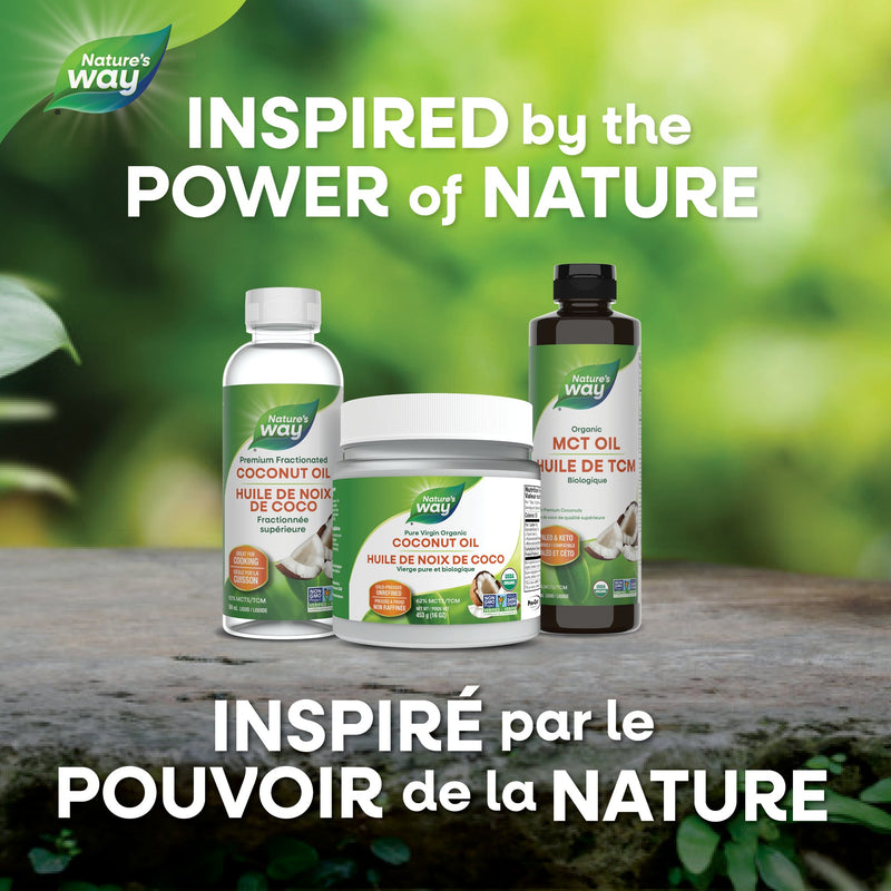 Nature’s Way – Organic Pure Virgin Coconut Oil | 16 oz / 454 g – Nature’s Way coconut oil range
