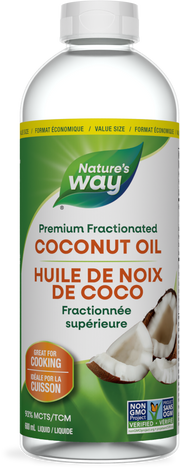 Nature’s Way – Liquid Coconut Oil – 93% MCT | 20.3 fl oz / 600 mL – front bottle