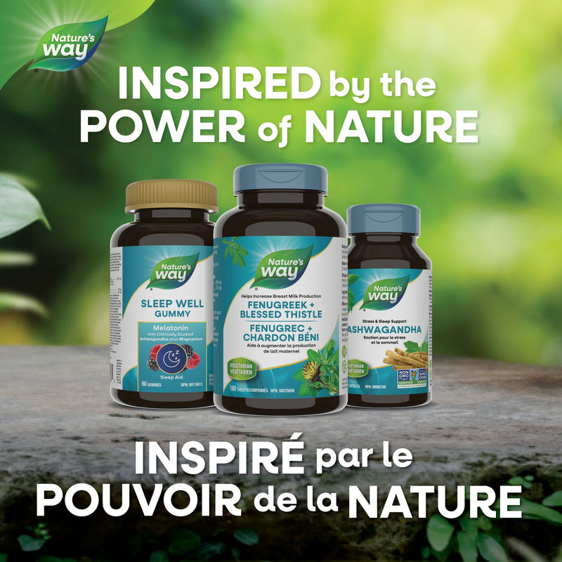 Nature’s Way – Fenugreek + Blessed Thistle – 450 mg + 375 mg | 180 Tablets – Nature’s Way herbal supplement range