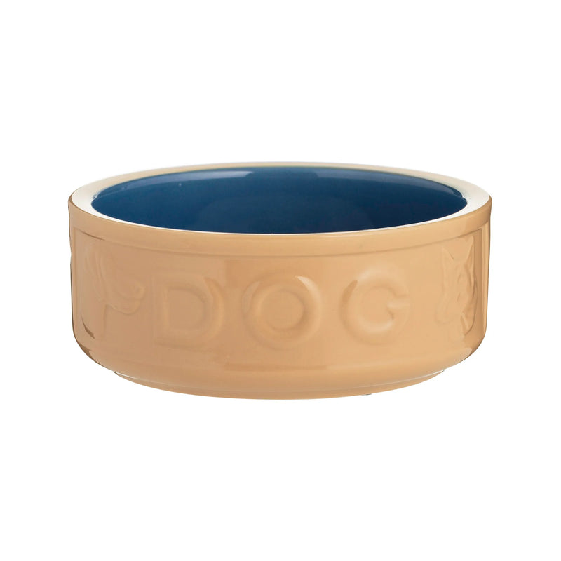 Mason Cash - PETWARE - Lettered Dog Bowl, Cane & Blue