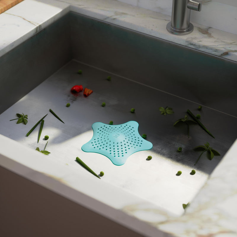 UMBRA - Starfish Hair Catcher-Lagoon Blue