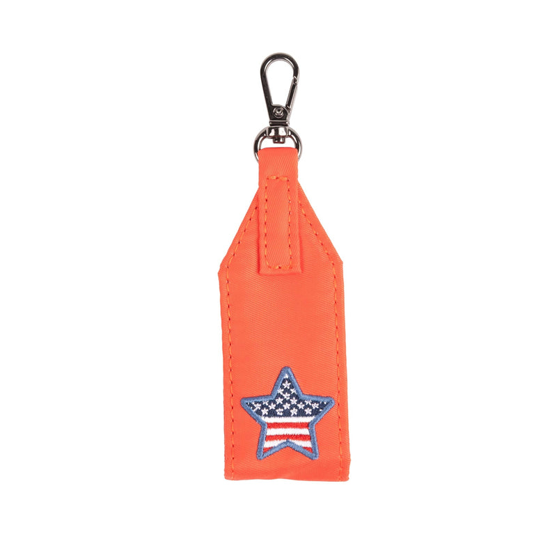 LUG - Oversized Zipper Puller with Clasp - American Spirit Red
