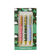 LUG - Scribble - Ballpoint Pens - 3-Piece Set - Animal Flock