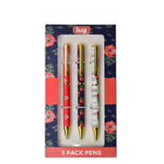 LUG - Scribble - Ballpoint Pens - 3-Piece Set - Aloha Navy