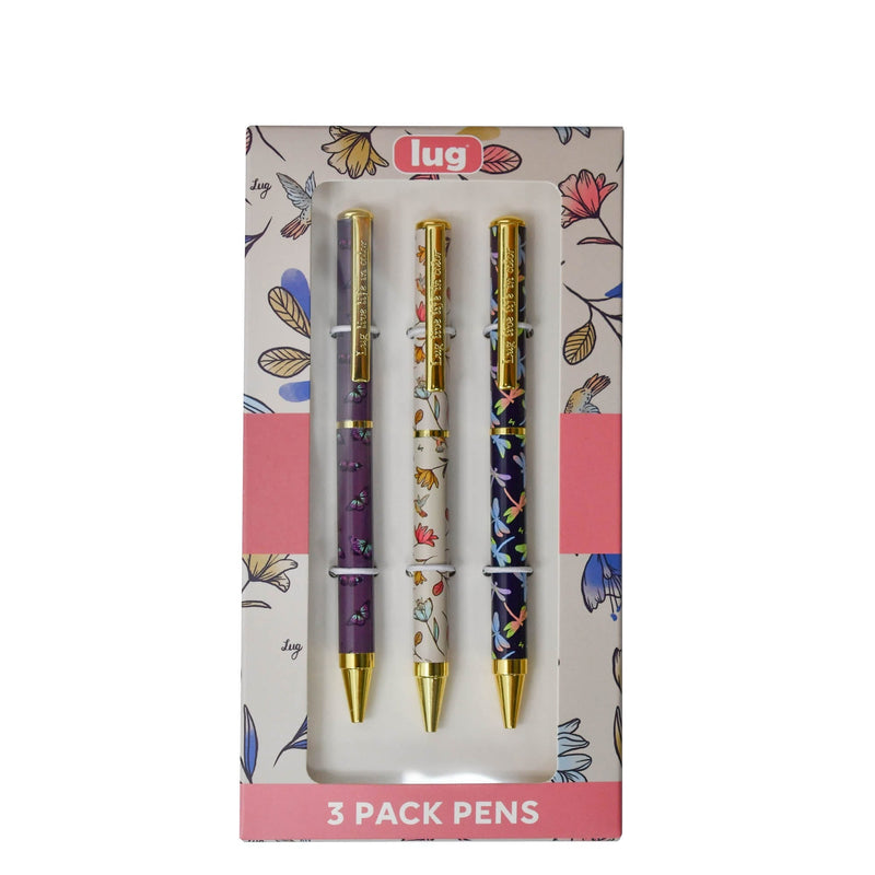 LUG - Scribble - Ballpoint Pens - 3-Piece Set - Critters