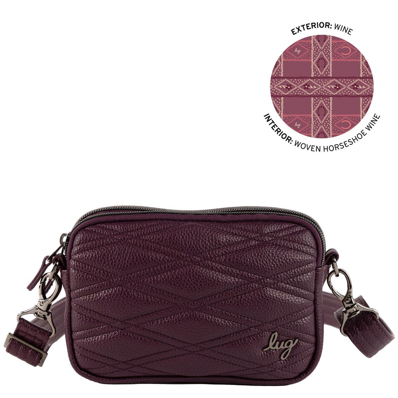 LUG - Coupe Classic VL - Convertible Crossbody Bag - Wine