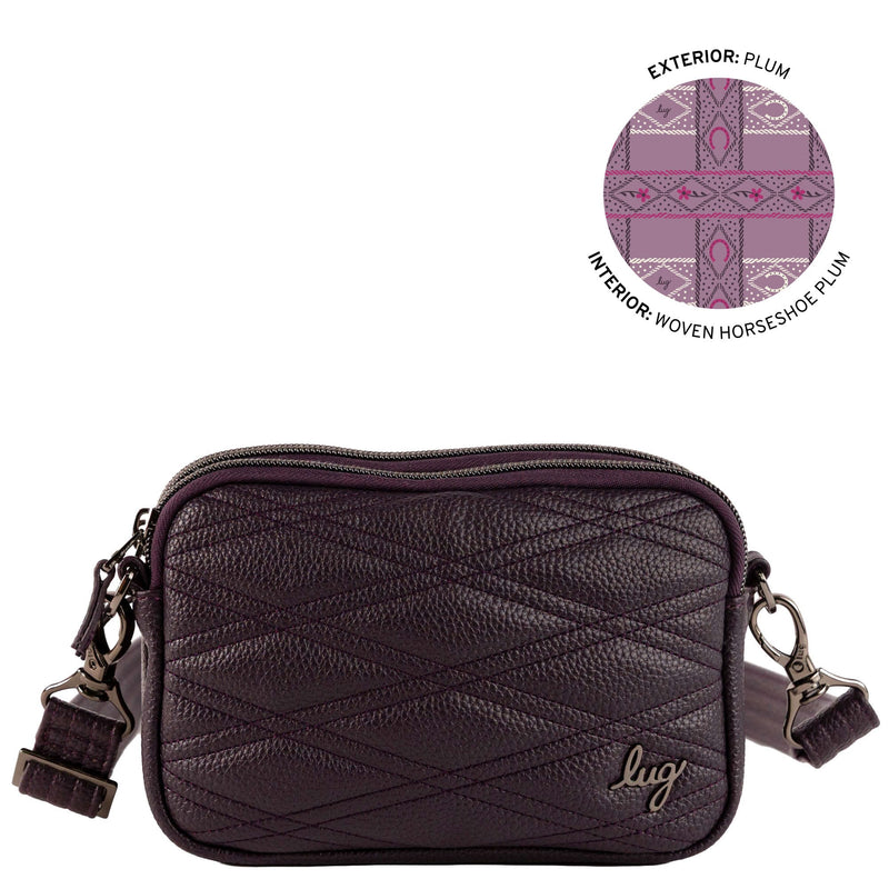 LUG - Coupe Classic VL - Convertible Crossbody Bag - Plum