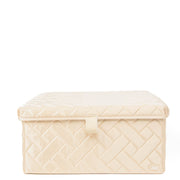 LUG - Tuckaway - Storage Bin with Lid & Dividers - Champagne