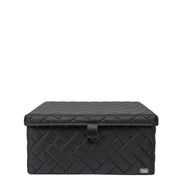 LUG - Tuckaway - Storage Bin with Lid & Dividers - Black