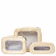 LUG - Bento Boxes - Organizer Pouches - 3-Piece Set - Champagne