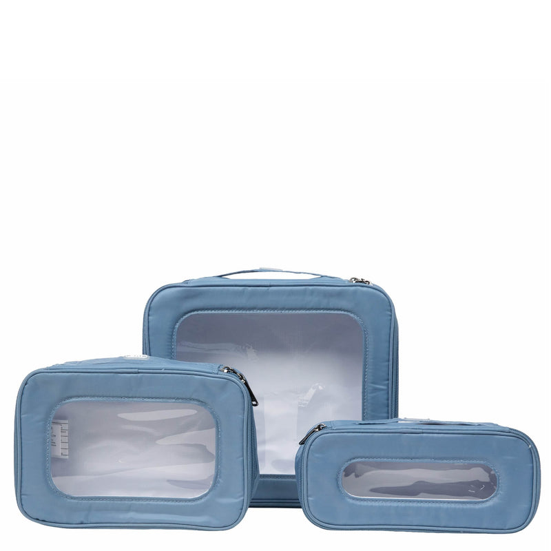 LUG - Bento Boxes - Organizer Pouches - 3-Piece Set - Denim Drift