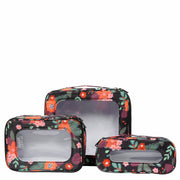 LUG - Bento Boxes - Organizer Pouches - 3-Piece Set - Woodland Floral