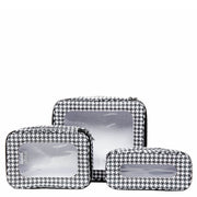LUG - Bento Boxes - Organizer Pouches - 3-Piece Set - Micro Houndstooth Black