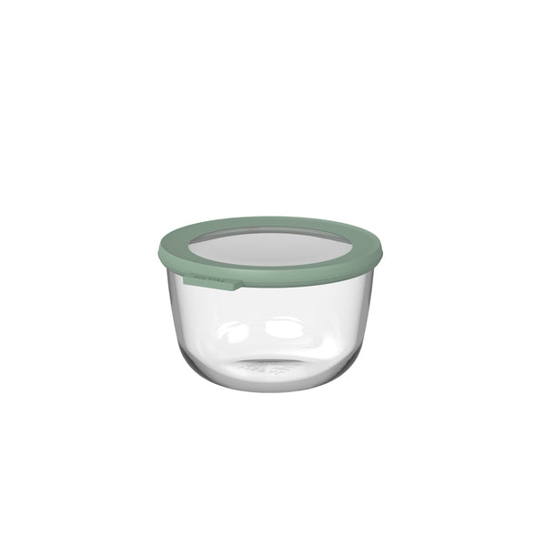 MEPAL - Cirqula 1000 mL Round Glass Food Storage Container – Nordic Sage
