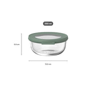 MEPAL - Cirqula 350 mL Round Glass Food Storage Container – Nordic Sage