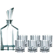 Nachtmann Aspen 7-piece crystal whiskey set with decanter and 6 glasses – view 3