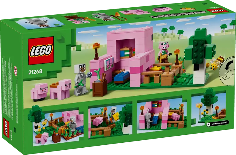 LEGO - 21268 - MINECRAFT - La maison du bébé cochon - 238 pièces