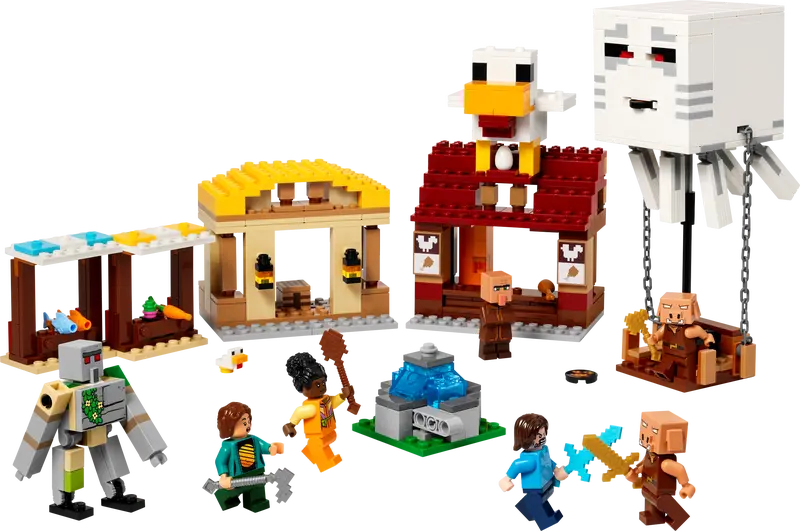 LEGO - 21273 - MINECRAFT - L'attaque du village du ballon fantôme - 555 pièces