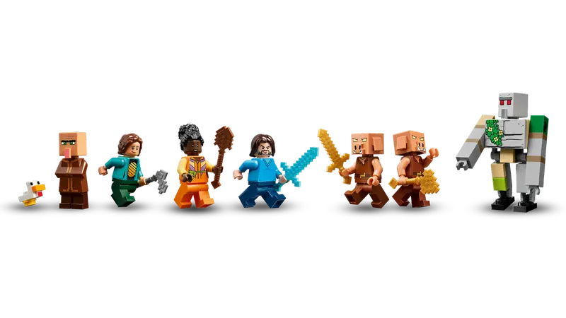 LEGO - 21273 - MINECRAFT - L'attaque du village du ballon fantôme - 555 pièces