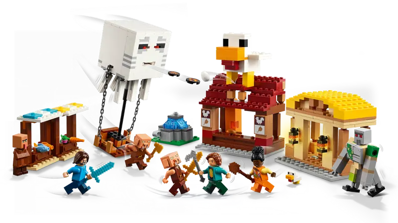 LEGO - 21273 - MINECRAFT - L'attaque du village du ballon fantôme - 555 pièces