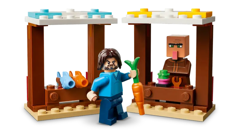 LEGO - 21273 - MINECRAFT - L'attaque du village du ballon fantôme - 555 pièces