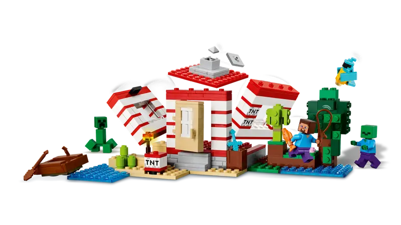 LEGO - 21275 - MINECRAFT - The TNT Jungle House - 287pcs
