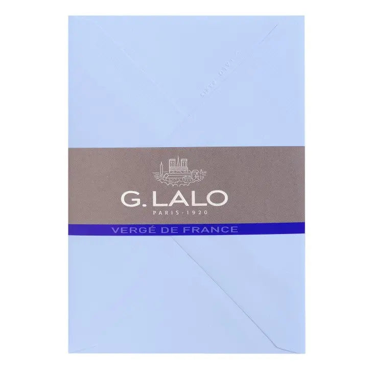 Vergé 25 Envelopes Blue (4.5 x 6.5 in)