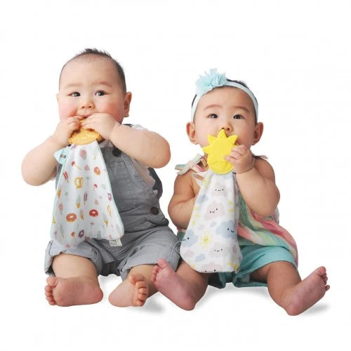 Malarkey Kids - Couverture d'éveil Munchit Anneau de dentition Doux et Salé