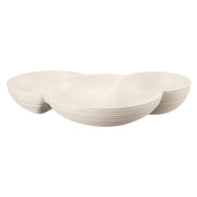 Guzzini Tierra hors d'oeuvres dish in milk white