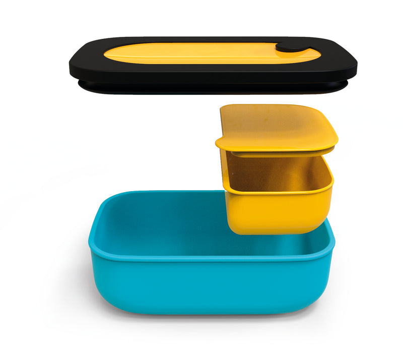 Guzzini lunch box with case in white