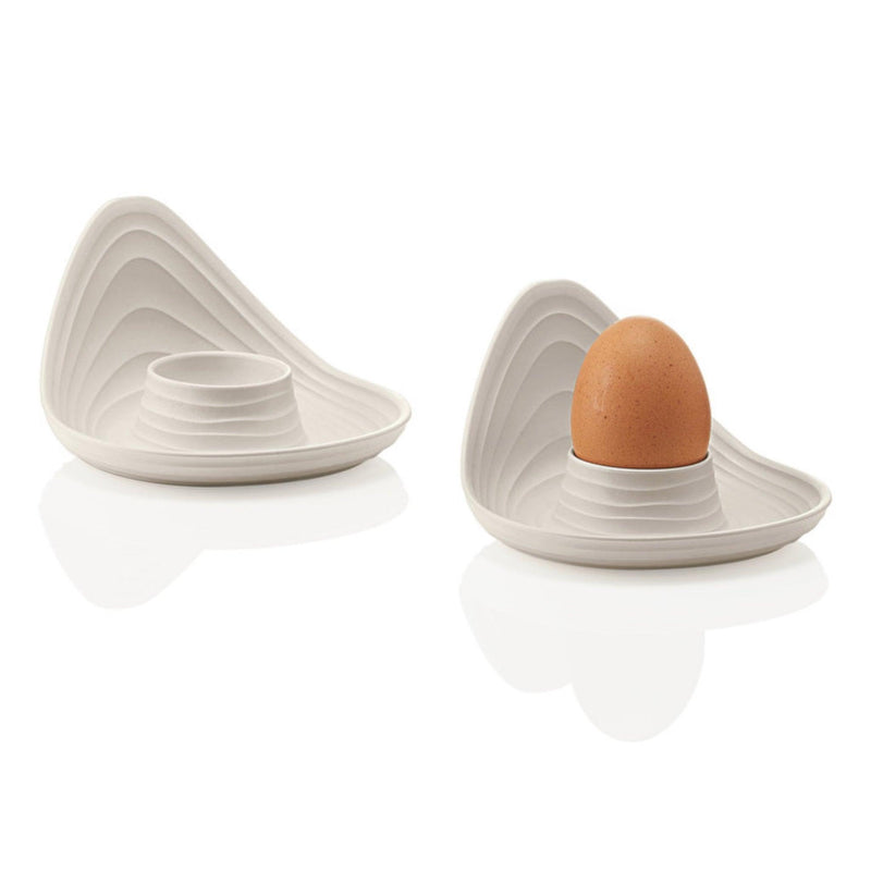 Guzzini Tierra Egg Cups, Set of 2, in milk white – view 4