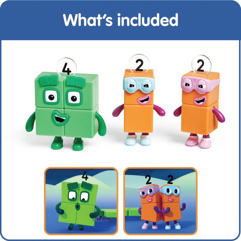 hand2mind - Numberblocks - Quatre et les terribles Deux