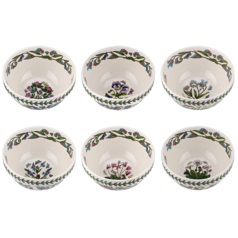Portmeirion Botanic Garden 7 in stacking bowls, set of 6