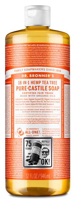 Dr. Bronner's Pure-Castile Soap Tea Tree 473 mL