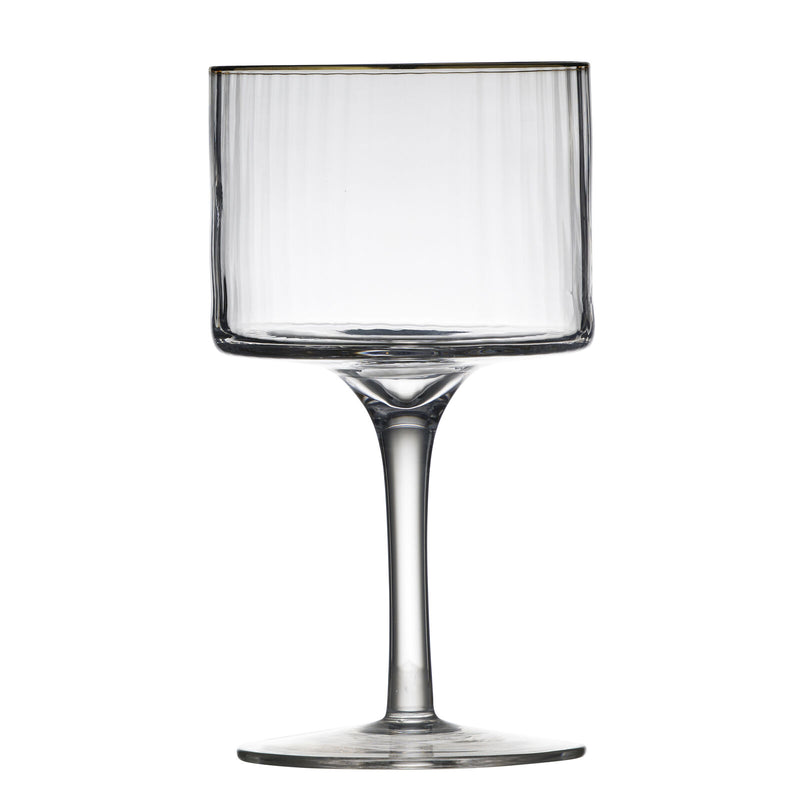 Lyngby Glas – Palermo Gold Gin & Tonic Glasses (4-Pack) – 450 mL – single glass view