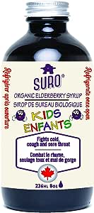 Suro Organic Elderberry Syrup for Kids 236 mL