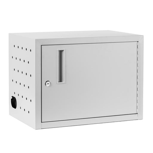 LLTMW12-G – Wall/Desk Charging Cabinet for 12 Tablets & Chromebooks | Gray; view 1