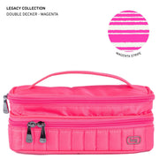 LUG - Legacy Collection Double Decker Cosmetic Case - MAGENTA - colour view