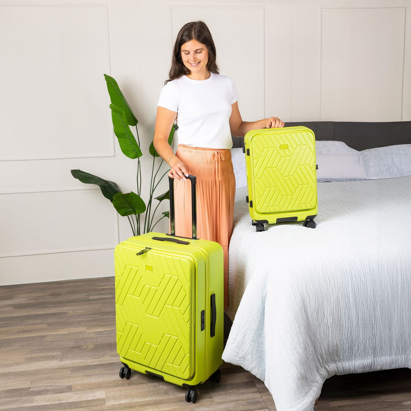 LUG - Box Truck Hard Sided Wheelie Checked Bag