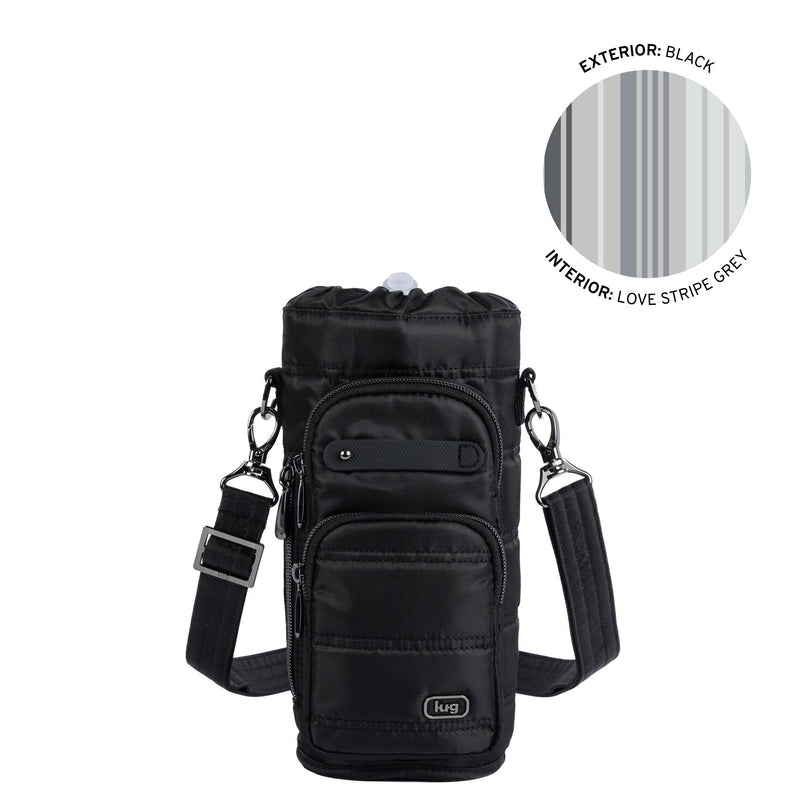 LUG - Porte-bouteille d'eau croisé Huggie Wide avec barre de breloques