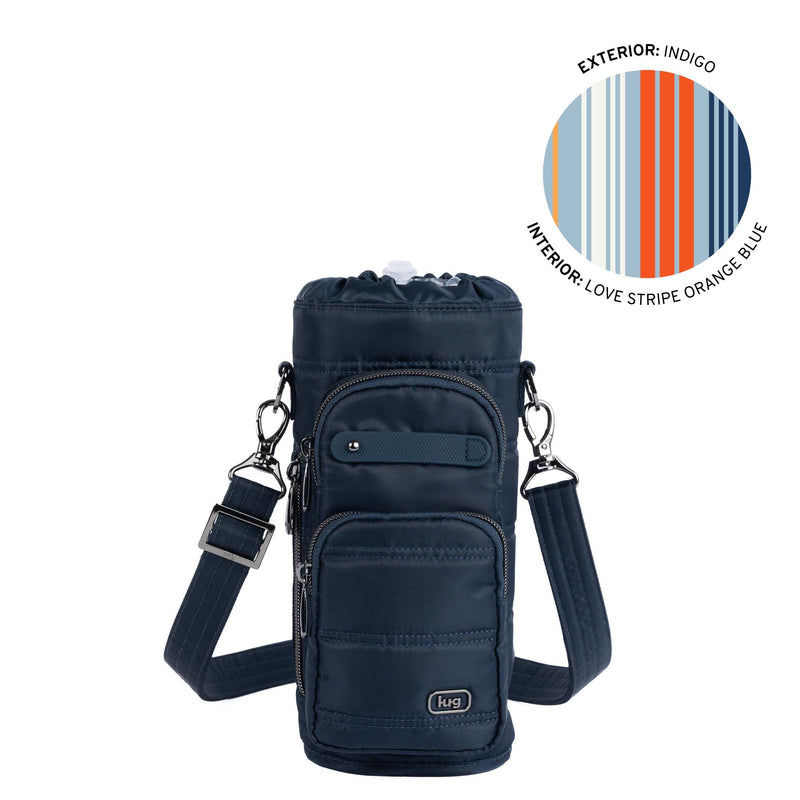 LUG - Porte-bouteille d'eau croisé Huggie Wide avec barre de breloques