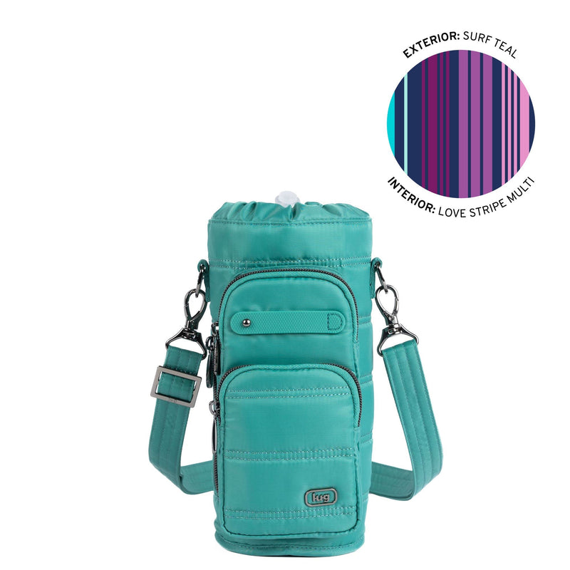 LUG - Porte-bouteille d'eau croisé Huggie Wide avec barre de breloques