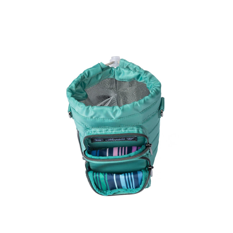 LUG - Huggie Wide Crossbody Water Bottle Holder with Charm Bar