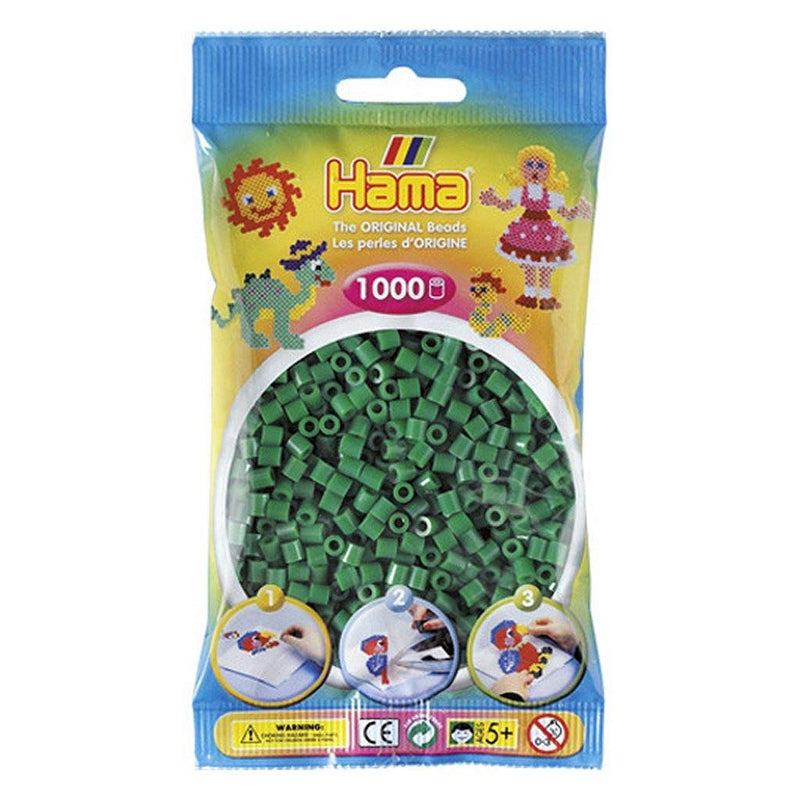 Hama Midi Beads in green, 1000-piece bag – view 2