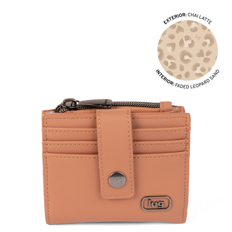 LUG - Hurdle Satin Luxe VL RFID Wallet - CHAI LATTE
