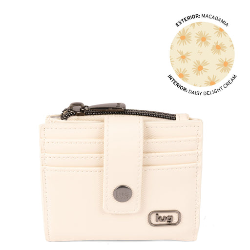 LUG - Hurdle Satin Luxe VL RFID Wallet - MACADAMIA
