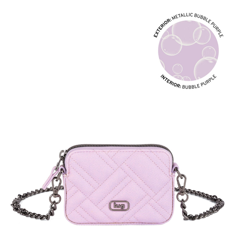 LUG - Juke Matte Luxe VL Mini Bag - METALLIC BUBBLE PURPLE - colour view