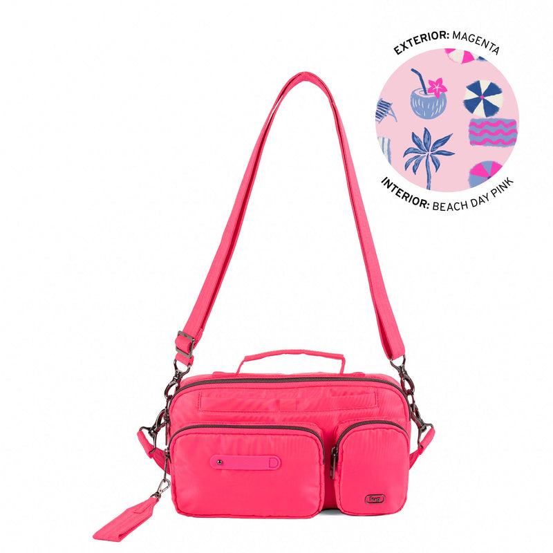 LUG - Switcheroo SE Crossbody Bag - MAGENTA - colour view