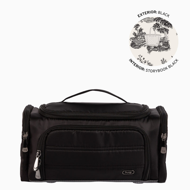 LUG - Trolley Medium 2 Cosmetic Case - BLACK - colour view